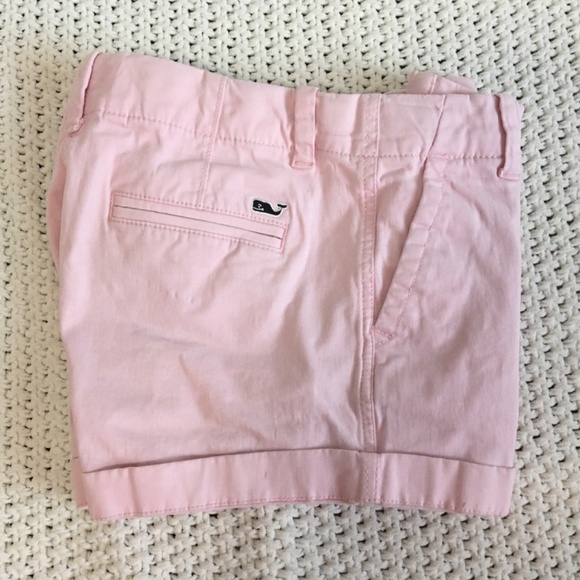 VINEYARD VINES CUFFED PINK GIRLS SHORTS SIZE 10 - Picture 1 of 5